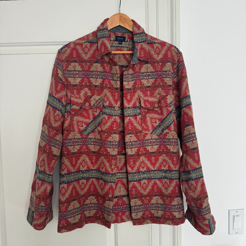 J. Crew Aztec Button Down